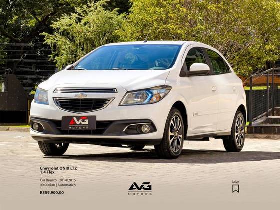 CHEVROLET ONIX 1.4 MPFI LTZ 8V FLEX 4P AUTOMÁTICO CHEVROLET ONIX 1.4 MPFI LTZ 8V FLEX 4P AUTOMÁTICO